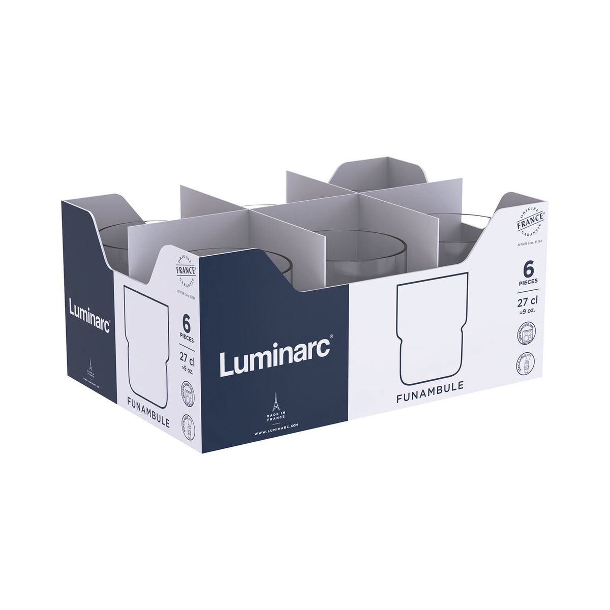 Čaša Luminarc Funambule Providan Staklo 270 ml (24 kom.)
